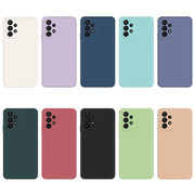 For Samsung Galaxy A23 Imitation Liquid Silicone Phone Case(Sky Blue)