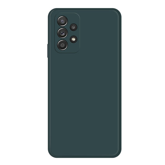 For Samsung Galaxy A52/A52s 5G Imitation Liquid Silicone Phone Case(Dark Green) - free shipping - PMC Jewellery - Order now!