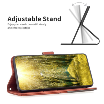 For Google Pixel 7a Magnetic Buckle Rhombus Texture Leather Phone Case(Brown) - free shipping - PMC Jewellery - Order now!