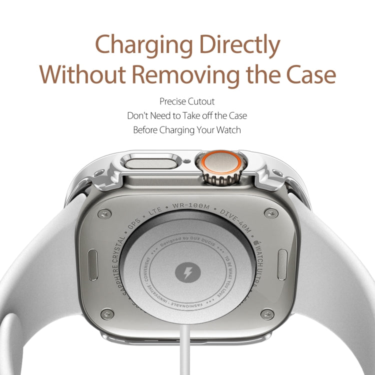 For Apple Watch Ultra 2 49mm / Ultra 49mm DUX DUCIS Electroplated PC Watch Case(Silver) - free shipping - PMC TechLife - Order now!