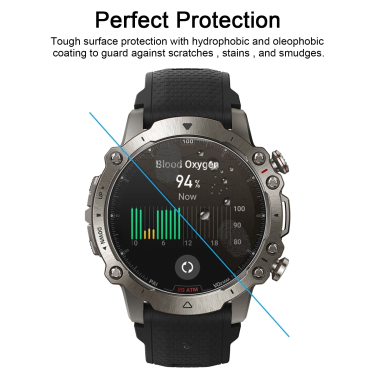 For Amazfit Falcon Smart Watch Tempered Glass Film Screen Protector