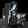 For Samsung Galaxy Z Fold4 GKK Integrated Magnetic Folding Phone Case with Pen Case(Black) - Galaxy Z Fold4 5G Cases by GKK | Online Shopping South Africa | PMC TechLife