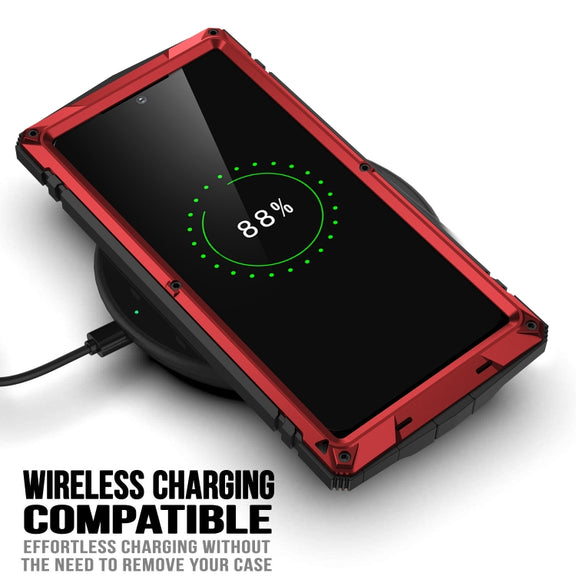 For Samsung Galaxy S23 Ultra 5G R-JUST Life Water-resistant Dustproof Shockproof Phone Case(Red)