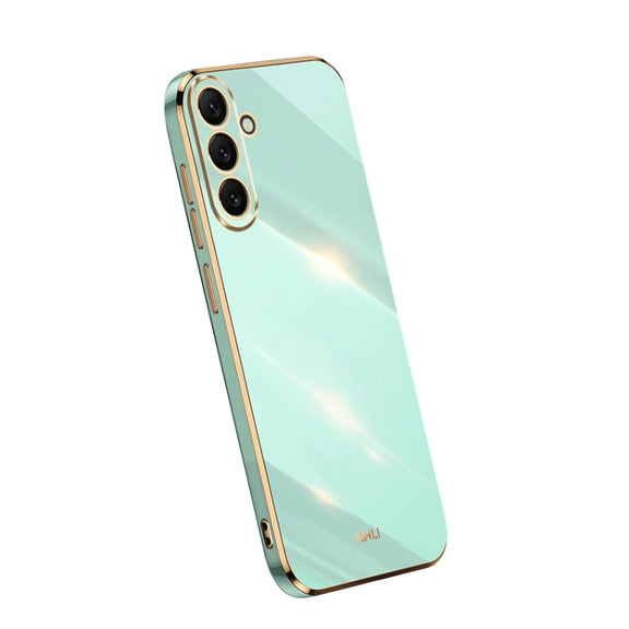 For Samsung Galaxy A54 5G XINLI Straight Edge 6D Electroplate TPU Phone Case(Mint Green)