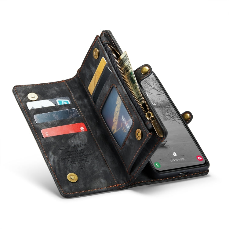 For Samsung Galaxy S23+ 5G CaseMe 008 Detachable Multifunctional Leather Phone Case(Black)