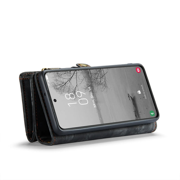 For Samsung Galaxy S23+ 5G CaseMe 008 Detachable Multifunctional Leather Phone Case(Black)