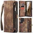 For Samsung Galaxy S23 Ultra 5G CaseMe 008 Detachable Multifunctional Leather Phone Case(Brown) - Galaxy S23 Ultra 5G Cases by CaseMe | Online Shopping South Africa | PMC TechLife | Buy Now Pay Later Mobicred