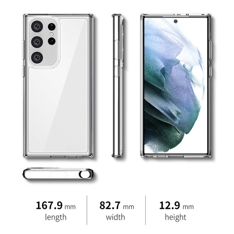For Samsung Galaxy S23 Ultra 5G iPAKY Transparent PC + TPU Phone Case(Transparent) - Galaxy S23 Ultra 5G Cases by iPAKY | Online Shopping South Africa | PMC TechLife | Buy Now Pay Later Mobicred