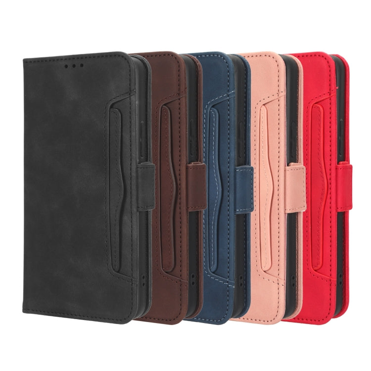 For Samsung Galaxy A14 5G Skin Feel Calf Texture Card Slots Leather Phone Case(Black)
