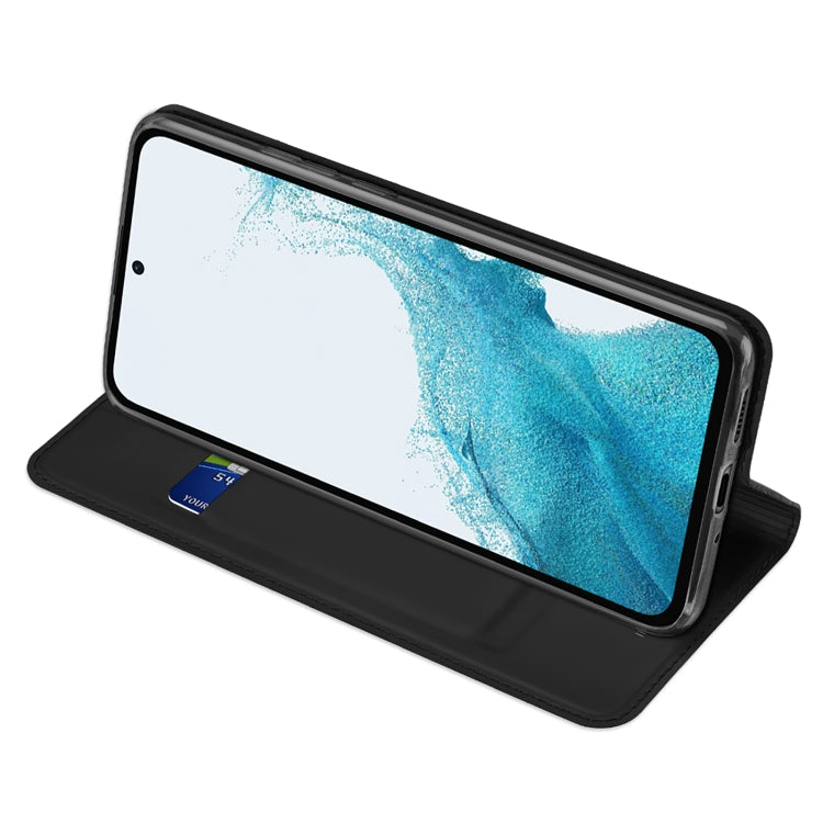 For Samsung Galaxy A54 5G DUX DUCIS Skin Pro Series Flip Leather Phone Case(Black)