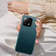 For Xiaomi 13 Magnetic Side Window View Shockproof Horizontal Flip Leather Case(Black)