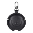 For Huawei FreeBuds 4 Business Leather Earphone Protective Case with Hook(Black) - Huawei Earphone Case by PMC TechLife | Online Shopping South Africa | PMC TechLife