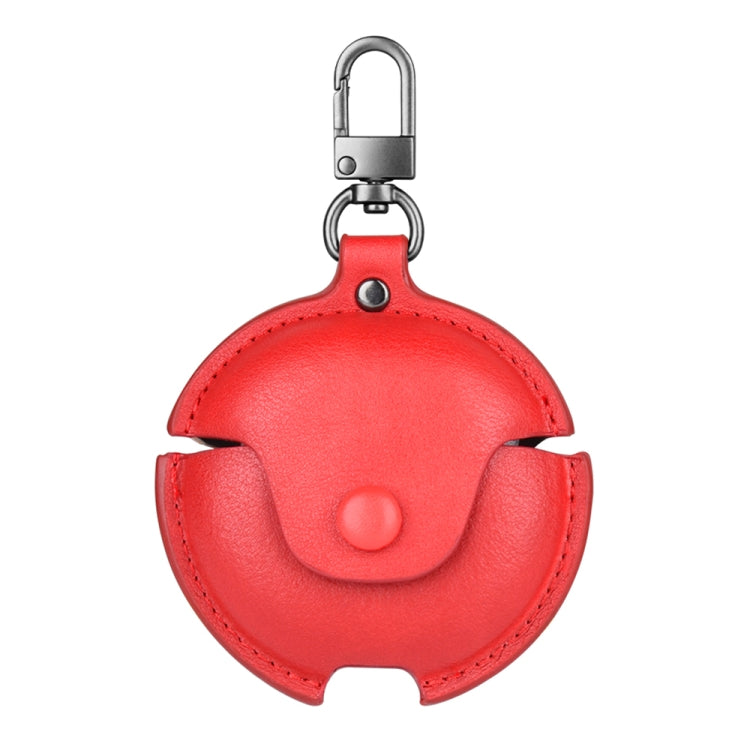 For Huawei FreeBuds 4 / 4E Business Leather Earphone Protective Case with Hook(Red) - free shipping - PMC TechLife - Order now!