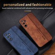 For Samsung Galaxy A14 5G AZNS 3D Embossed Skin Feel Phone Case(Sapphire Blue)