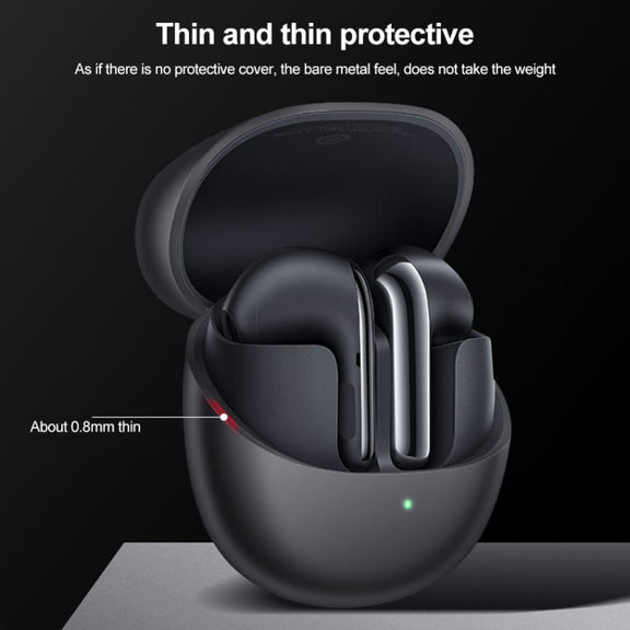 For Xiaomi Buds 4 Bluetooth Earphone Silicone Protective Case(Dark Green)
