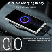 For Samsung Galaxy S23+ 5G MagSafe Magnetic Frosted Metal Phone Case(Silver)