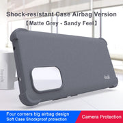 For Nokia X30 5G imak Shockproof Airbag TPU Phone Case(Matte Grey)