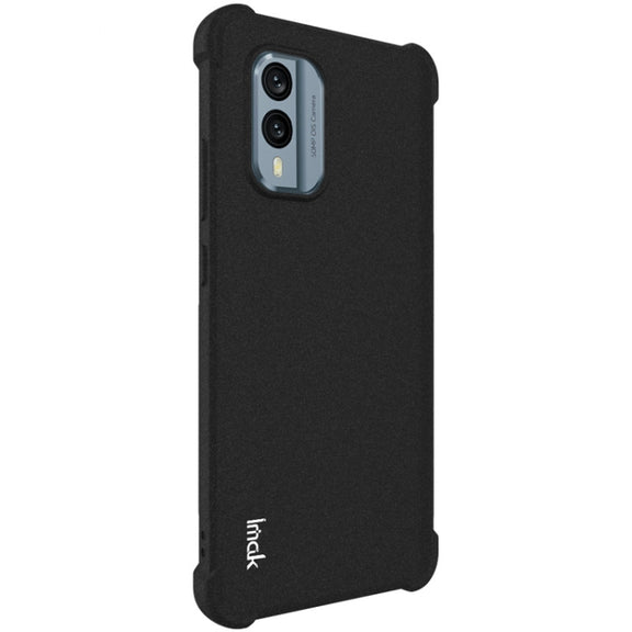 For Nokia X30 5G imak Shockproof Airbag TPU Phone Case(Matte Black)