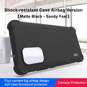 For Nokia X30 5G imak Shockproof Airbag TPU Phone Case(Matte Black)