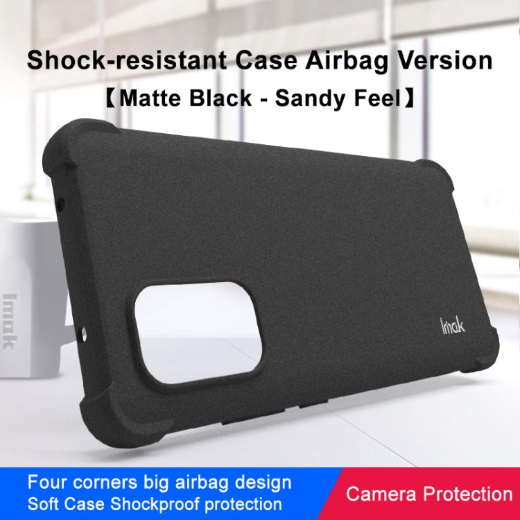 For Nokia X30 5G imak Shockproof Airbag TPU Phone Case(Matte Black)
