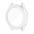 For Samsung Galaxy Watch5 Pro 45mm PC + Tempered Film Fuel Injection Watch Protective Case(White)