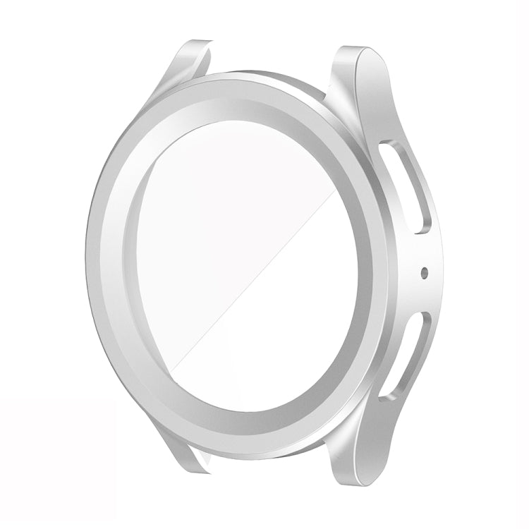 For Samsung Galaxy Watch5 Pro 45mm PC + Tempered Film Fuel Injection Watch Protective Case(Silver) - free shipping - PMC TechLife - Order now!