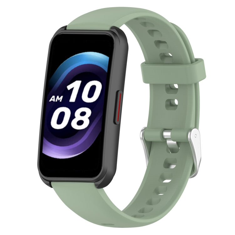 For Keep Band B5 / B4 / B4 Lite 16mm Glossy Surface Silicone Watch Band(Glacier Green) - Watch Bands by PMC TechLife | Online Shopping South Africa | PMC TechLife | Buy Now Pay Later Mobicred