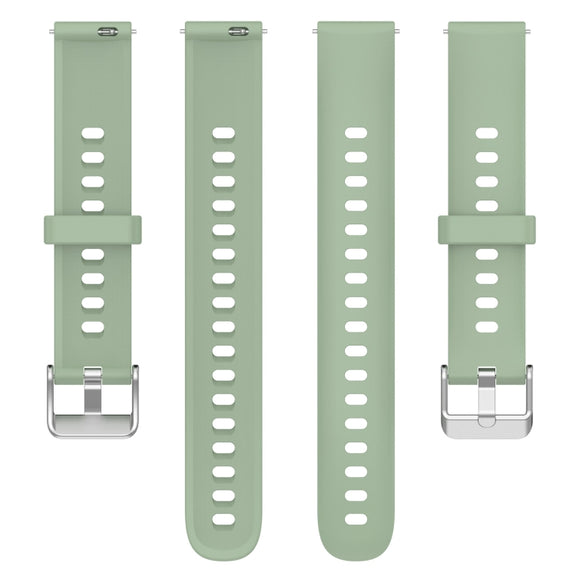 For Keep Band B5 / B4 / B4 Lite 16mm Glossy Surface Silicone Watch Band(Glacier Green)