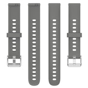 For Keep Band B5 / B4 / B4 Lite 16mm Glossy Surface Silicone Watch Band(Dark Grey)