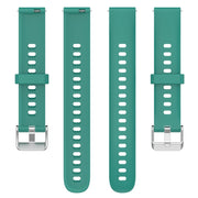 For Keep Band B5 / B4 / B4 Lite 16mm Glossy Surface Silicone Watch Band(Pine Green)
