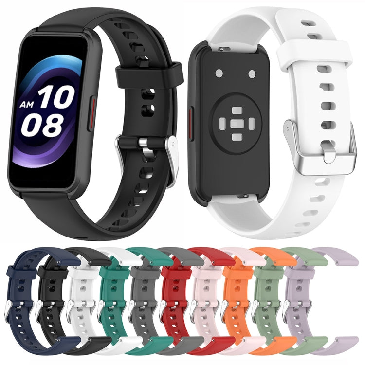 For Keep Band B5 / B4 / B4 Lite 16mm Glossy Surface Silicone Watch Band(Red) - Watch Bands by PMC TechLife | Online Shopping South Africa | PMC TechLife | Buy Now Pay Later Mobicred