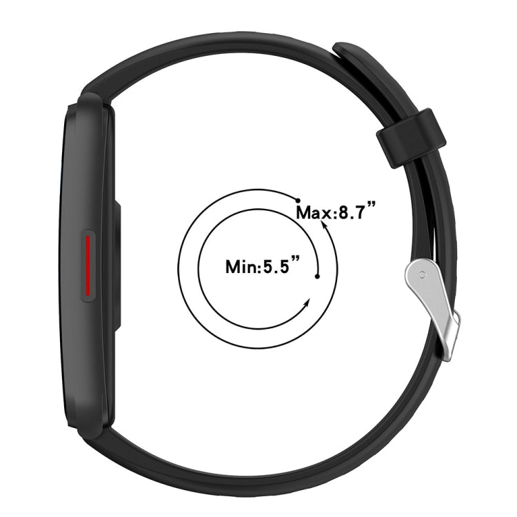 For Keep Band B5 / B4 / B4 Lite 16mm Glossy Surface Silicone Watch Band(Midnight Blue) - free shipping - PMC TechLife - Order now!