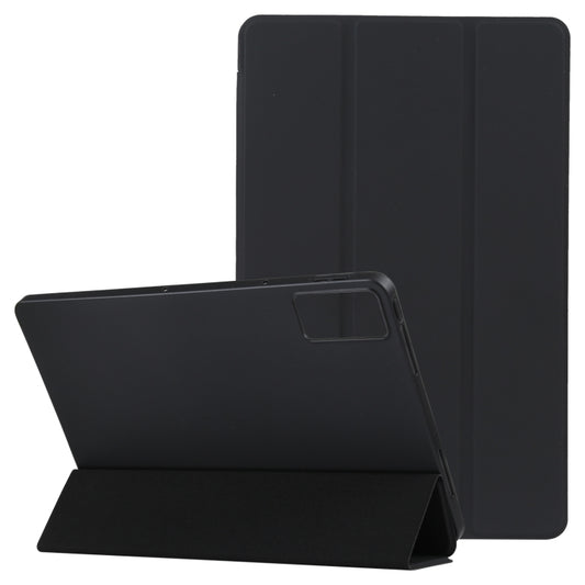 For Xiaomi Redmi Pad 10.61 2022 Three-fold Holder Flip Tablet Leather Case(Black) - free shipping - PMC Jewellery - Order now!