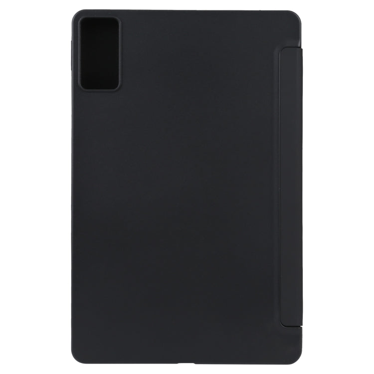 For Xiaomi Redmi Pad 10.61 2022 Three-fold Holder Flip Tablet Leather Case(Black)