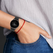 For Huawei Watch Buds/Xiaomi Watch S2 22mm Genuine Leather Watch Band(Red)