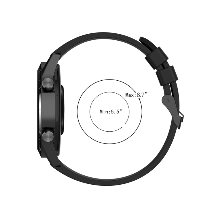 For Huawei Watch Buds 22mm Silicone Black Buckle Watch Band(Pink) - free shipping - PMC TechLife - Order now!