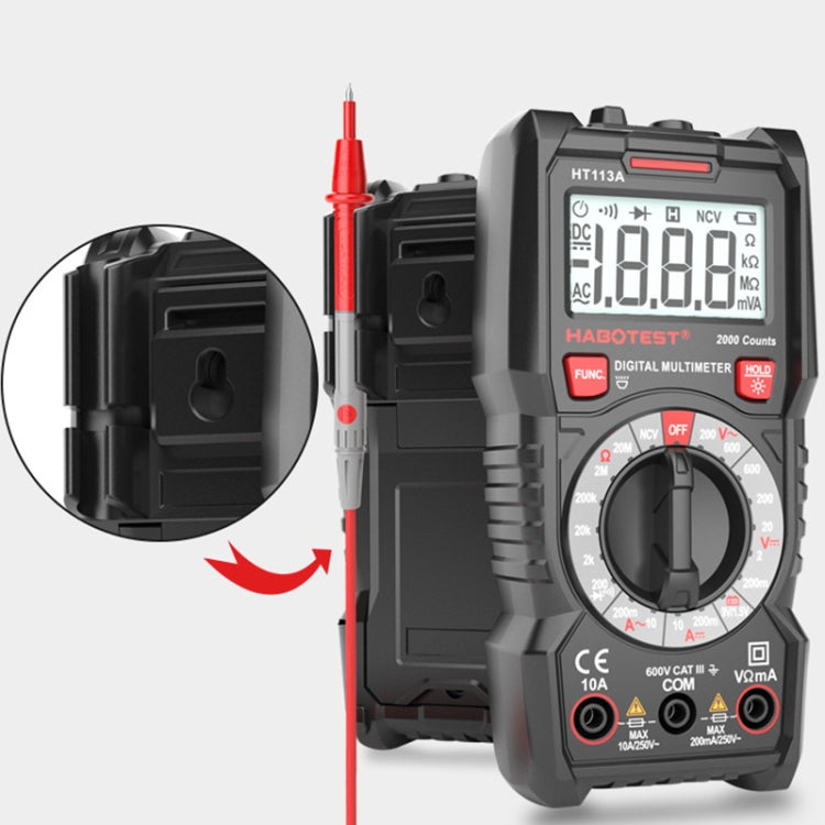 HABOTEST HT113C Automatic Range High-precision Digital Multimeter - free shipping - PMC Jewellery - Order now!