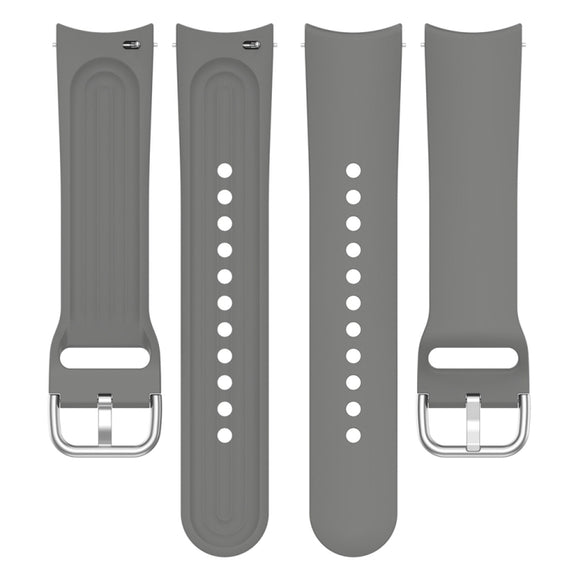 For Xiaomi Watch S2 22mm Solid Color Silicone Watch Band(Grey)