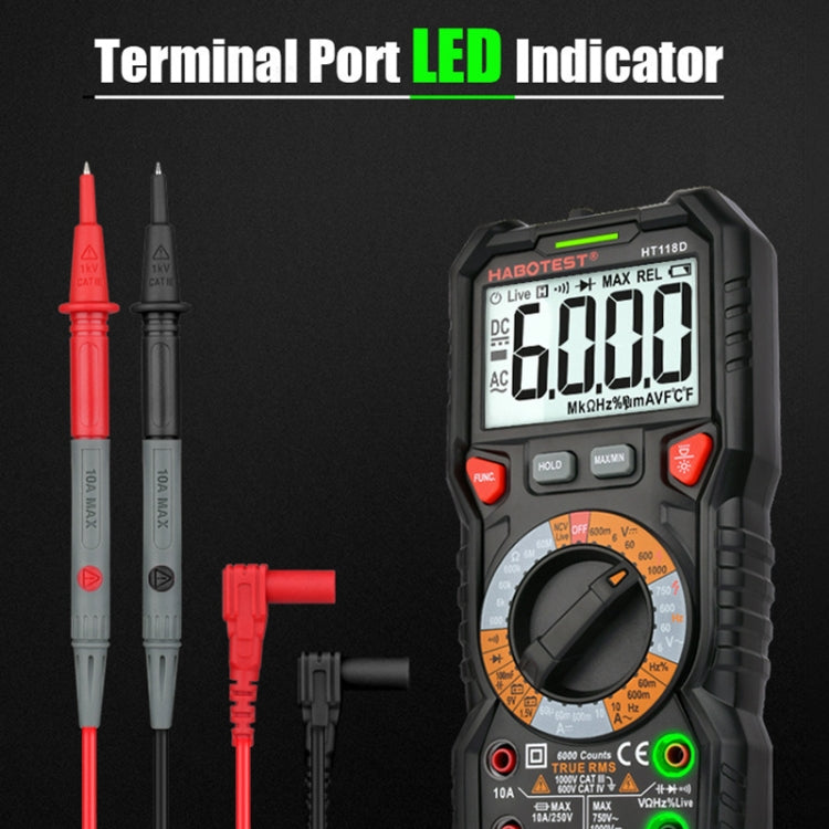 HABOTEST HT118C Handheld High-precision Manual Digital Multimeter - free shipping - PMC Jewellery - Order now!