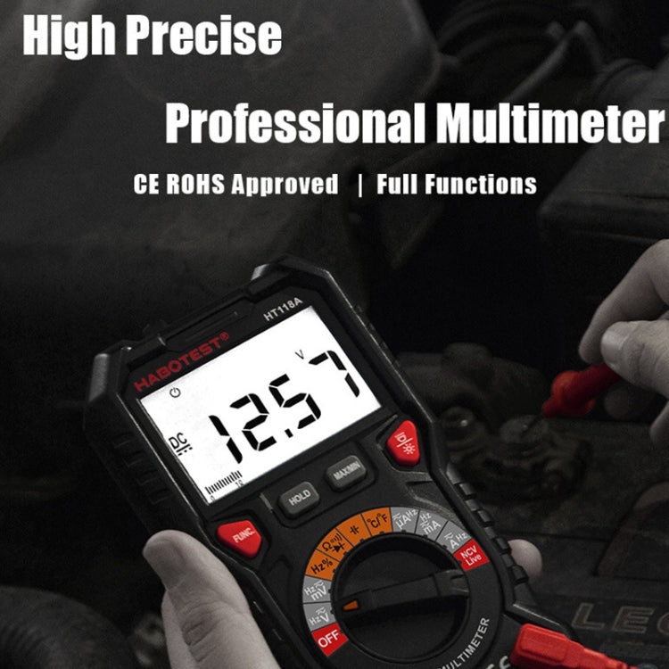 HABOTEST HT118C Handheld High-precision Manual Digital Multimeter - free shipping - PMC Jewellery - Order now!