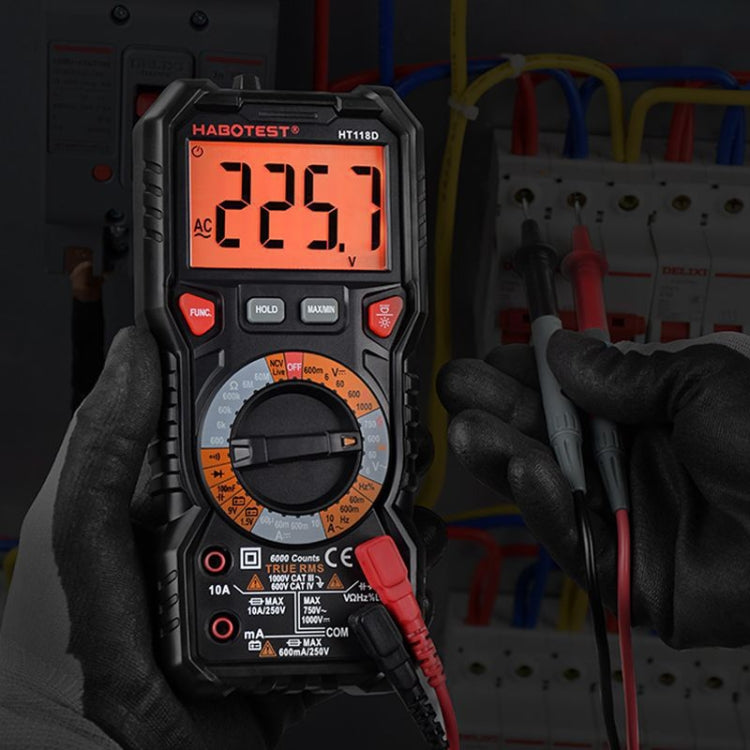 HABOTEST HT118C Handheld High-precision Manual Digital Multimeter - free shipping - PMC TechLife - Order now!