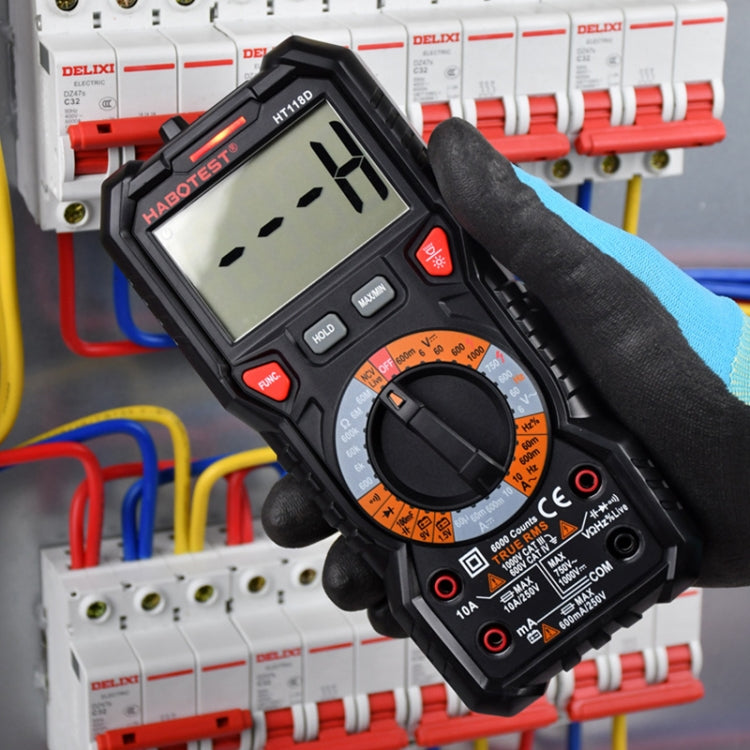 HABOTEST HT118C Handheld High-precision Manual Digital Multimeter - free shipping - PMC Jewellery - Order now!