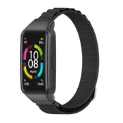 For Huawei Band 6 / Honor Band 6 / 7 MIJOBS Nylon Breathable Watch Band(Black) - Watch Bands by MIJOBS
