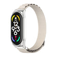 For Xiaomi Mi Band 7 / 7 NFC MIJOBS CS Nylon Breathable Watch Band(Grey Silver) - Watch Bands by MIJOBS