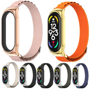 For Xiaomi Mi Band 7 / 7 NFC MIJOBS CS Nylon Breathable Watch Band(Black) - Watch Bands by MIJOBS