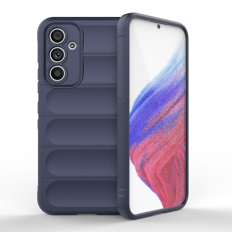 For Samsung Galaxy A54 5G Magic Shield TPU + Flannel Phone Case(Dark Blue) - free shipping - PMC TechLife - Order now!