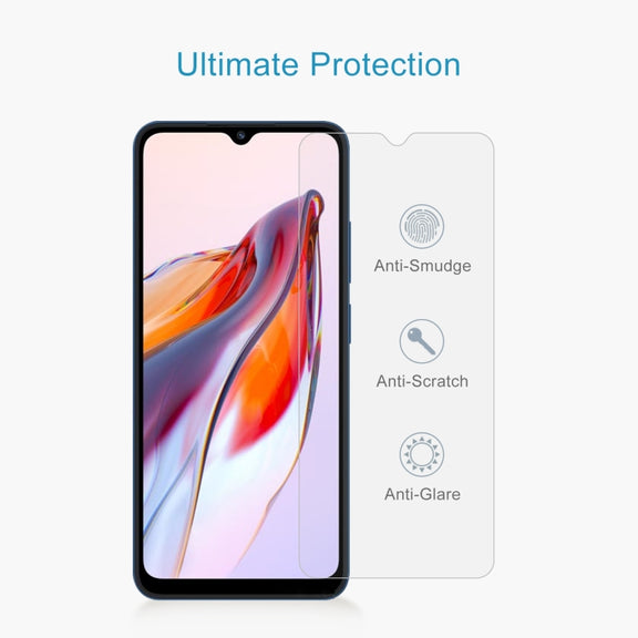 For Xiaomi Redmi 12C / Xiaomi Poco C55 10pcs 0.26mm 9H 2.5D Tempered Glass Film