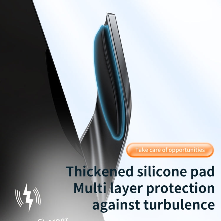 V5 15W Smart Induction Wireless Charger Car Phone Holder(Black) - Wireless Charger Holders by PMC TechLife | Online Shopping South Africa | PMC TechLife