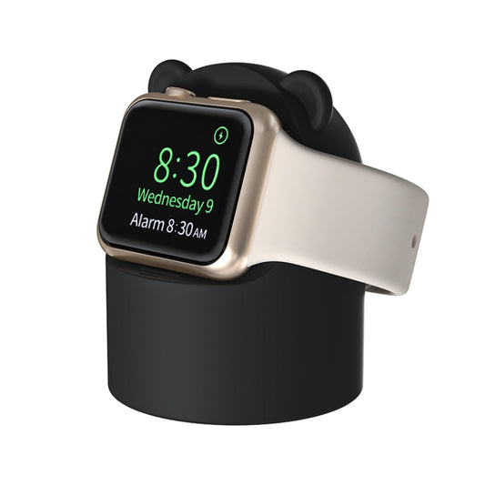 For Apple Watch Smart Watch Silicone Charging Holder without Charger(Black) - free shipping - PMC Jewellery - Order now!