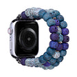 Simple Bodhi Beads Watch Band For Apple Watch Ultra 49mm&Watch Ultra 2 49mm / Series 9&8&7 45mm / SE 3&SE 2&6&SE&5&4 44mm / 3&2&1 42mm(Bodhi Blue)